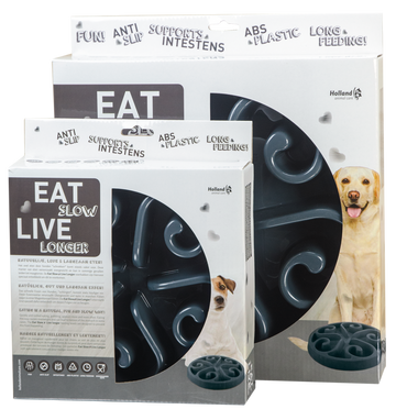 Eat Slow Live Longer Original – Grey (Small)