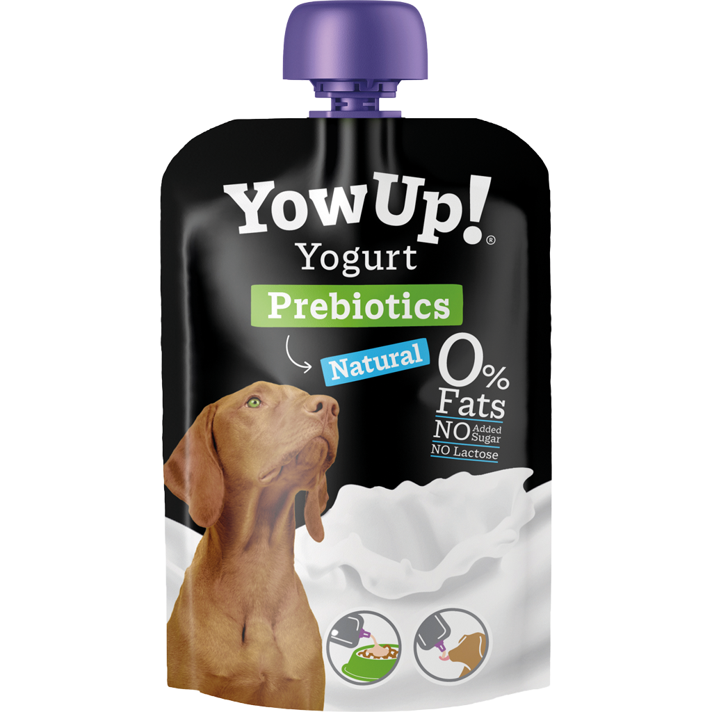 YowUp! Natural Prebiotic Yogurt for Dogs – Box of 10 Squeezable Pouches