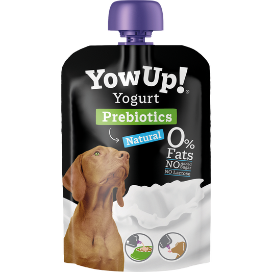 YowUp! Natural Prebiotic Yogurt for Dogs – Box of 10 Squeezable Pouches