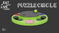 Eat Slowly Live Longer Puzzle Circle