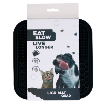 Eat Slow Live Longer Lick Mat – Quad