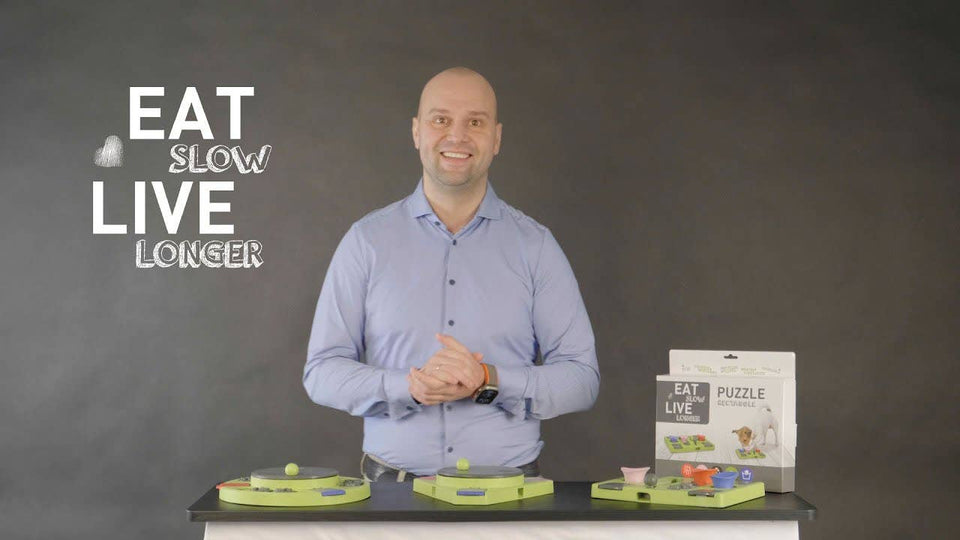 Eat Slowly Live Longer Puzzle Circle